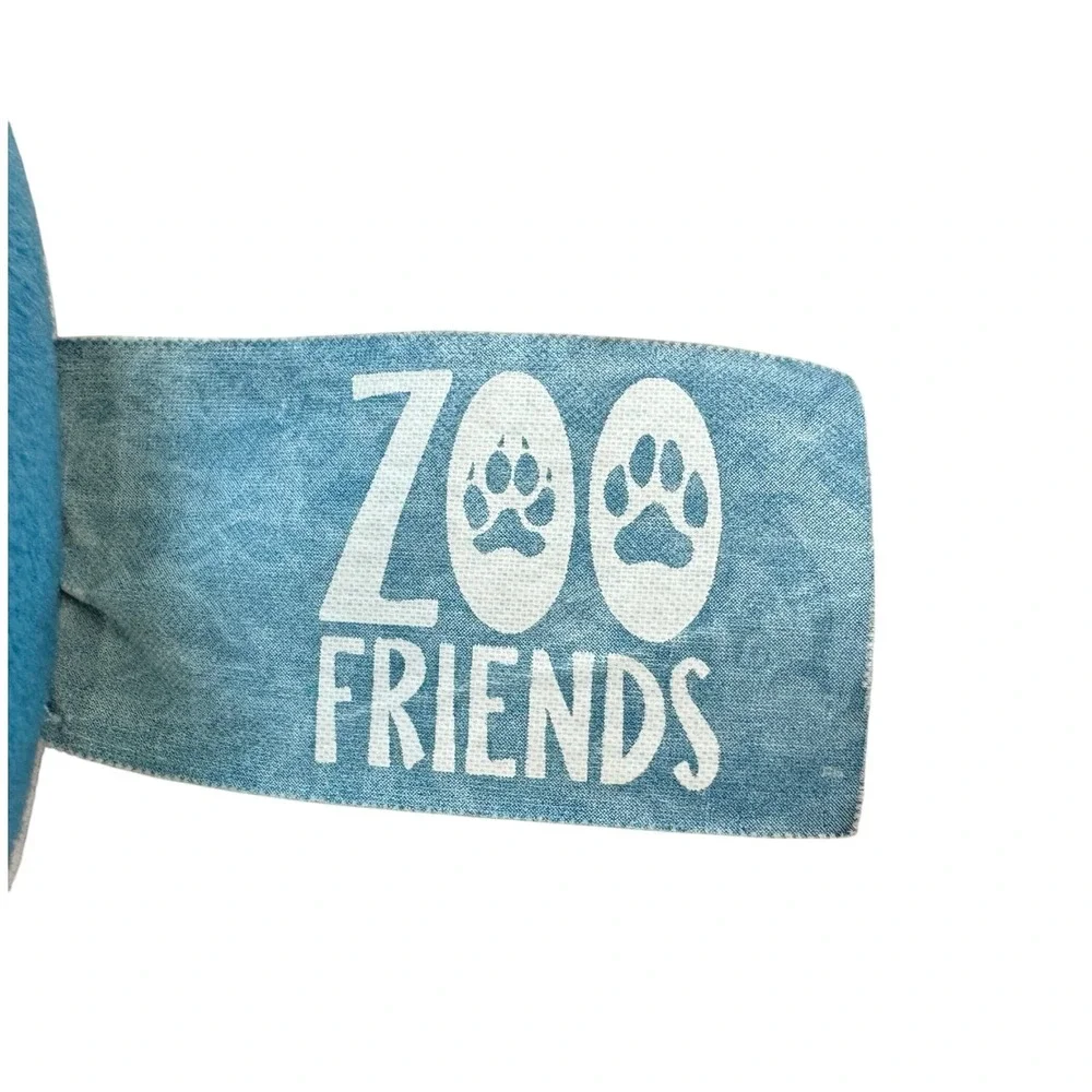 Cancun Zoo Friends Blue Whale Shark Plush Stuffed Animal Spotted SquishyToy 9.5